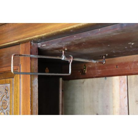 Kleiderschrank Wardrobe England Massivholz Mahagoni  Edwardian Antik