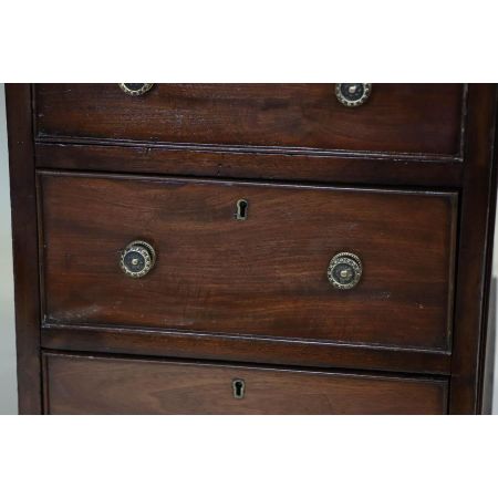 Antiker viktorianischer Schreibtisch / pedestal desk aus Mahagoni