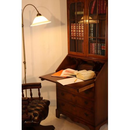 Sekretär mit Aufsatz ,Sprossenverglasung, restauriert