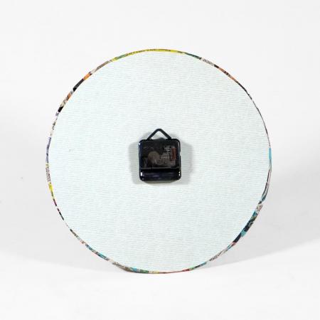 Runde Comic-Wanduhr mit Superman-Motiv – Dekoratives Highlight für Superhelden-Fans