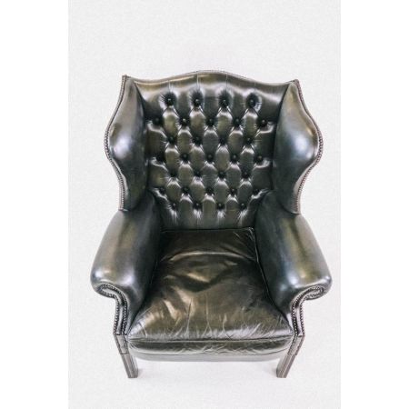 Sessel Vintage Wingchair Ohrensessel Chesetrfield