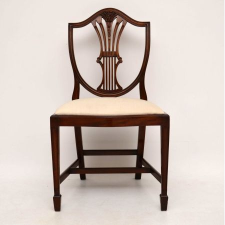 Set von acht Georgean Style Mahagoni Esszimmerstühle