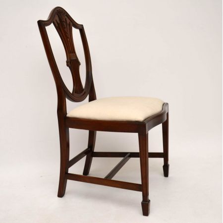 Set von acht Georgean Style Mahagoni Esszimmerstühle