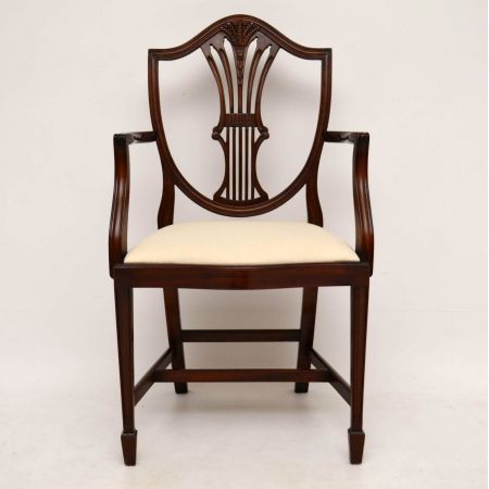 Set von acht Georgean Style Mahagoni Esszimmerstühle