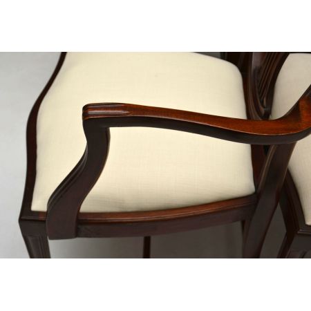 Set von acht Georgean Style Mahagoni Esszimmerstühle