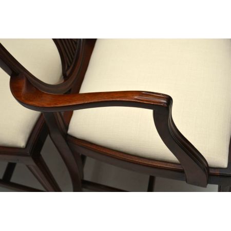 Set von acht Georgean Style Mahagoni Esszimmerstühle