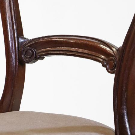 Viktorianische Stühle aus Mahagoni 4er Set