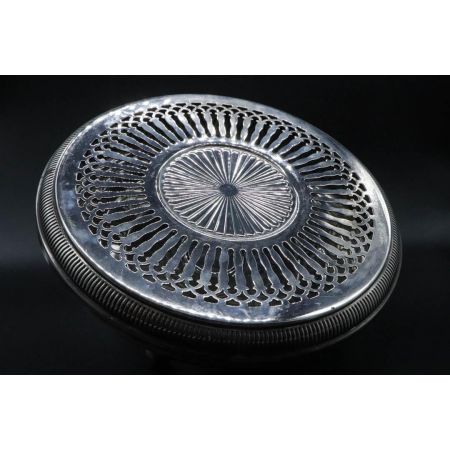 Silber Plated Schale , Teewärmer soffchen