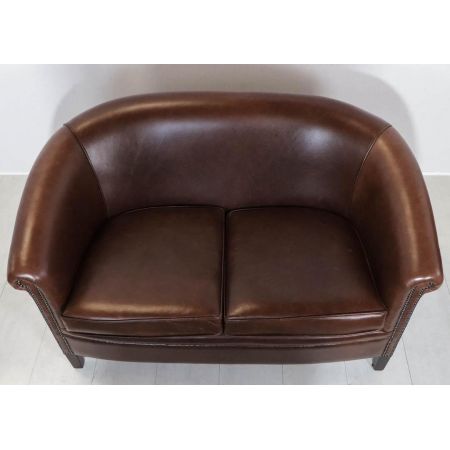 Original englisches Chesterfield Sofa "Manor Club" 2-Sitzer Sofort Lieferbar