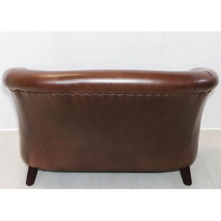 Original englisches Chesterfield Sofa "Manor Club" 2-Sitzer Sofort Lieferbar