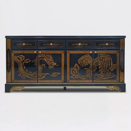 Englische Chinoiserie Sideboard Konsole