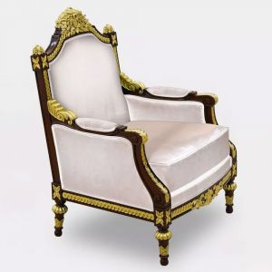 Stuhl "Lounge Chair Alimos" im französichen Stil