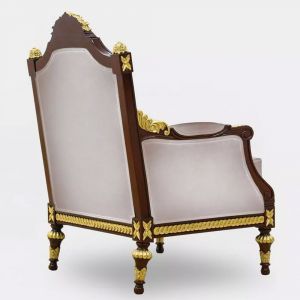 Stuhl "Lounge Chair Alimos" im französichen Stil