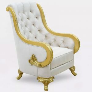 Stuhl "Lounge Chair Magnus" im französichen Stil