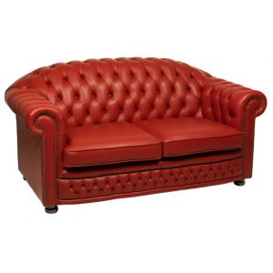 "Worcester" 2-Sitzer Original englisches Chesterfield Sofa