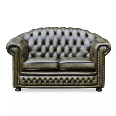 "Worcester" 2-Sitzer Original englisches Chesterfield Sofa