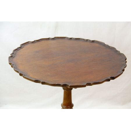 Antiker Massivholz Mahagoni Weintisch/ Beistelltisch