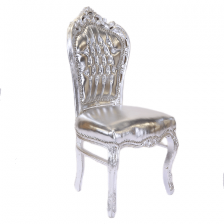 Morris Barock-Stuhl Vintage-Silver