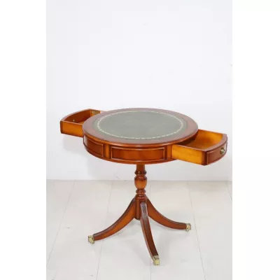 Stilvoller Heldense Drum Table Beistelltisch, Eibe - sofort lieferbar