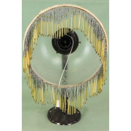 Stilvolles Set Art Nouveau Deckenlampe Doppellampe und Wandlampe mit Verzierung und Glasperlen