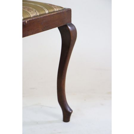 Zwei edwardianische Salonstühle aus Mahagoni Esszimmerstühle