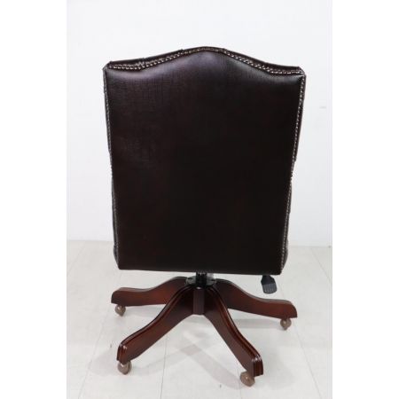 Chesterfield Bürostuhl "Gainsborough" in Birch Antique Tan