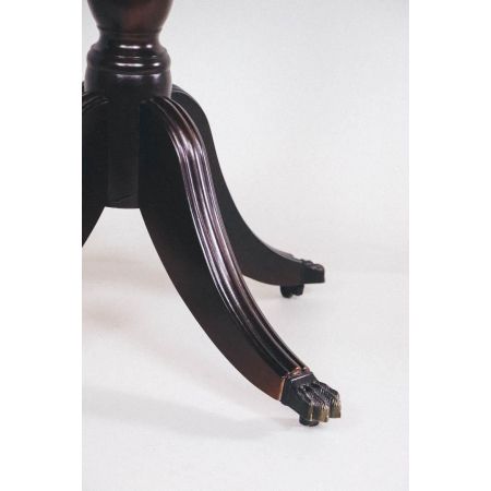 Mahagoni Tisch / pillar table / Esstisch klappbare Tischplatte