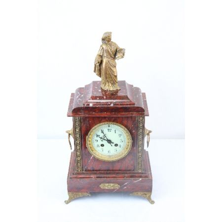 Uhr mit Figur marble France 