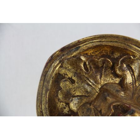 Eckregal gold mit schöner Patina