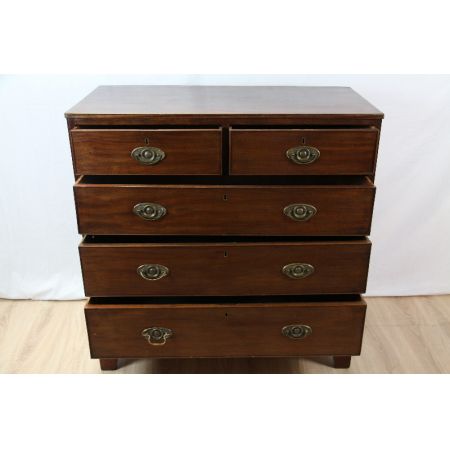 Massivholzkommode aus England mit Original Griffen