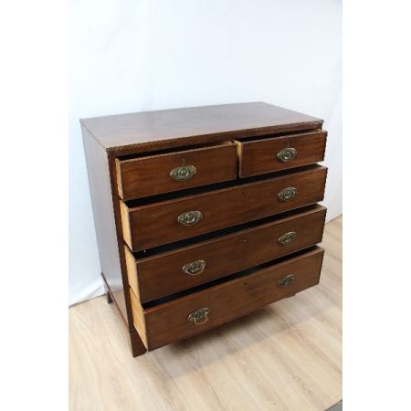 Massivholzkommode aus England mit Original Griffen