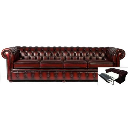 "Tudor" Chesterfield Schlafsofa 4-Sitzer (Matratze: 155cm)