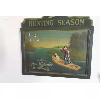 Vintage Pub Sign - Hunting