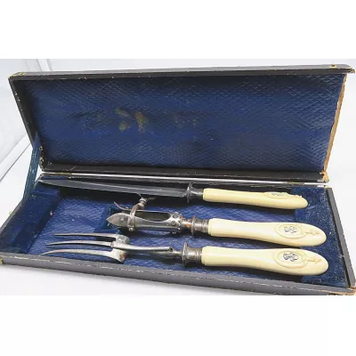 Vintage Geflügel Set 3 teilig   im Case