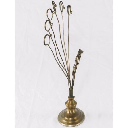 Vintage Messingständer im Art Déco Stil