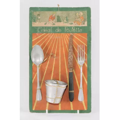Vintage Spielzeug für Kinder, Kinderbesteck,