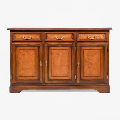 Mahagoni Sideboard mit Intarsien – Klassisches Esszimmer Sideboard