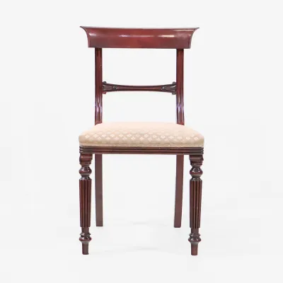 Victorian Style Mahagoni Esszimmerstühle – 8er Satz mit 2 Armlehnen