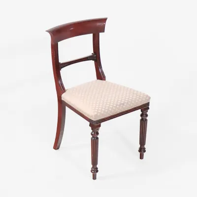 Victorian Style Mahagoni Esszimmerstühle – 8er Satz mit 2 Armlehnen