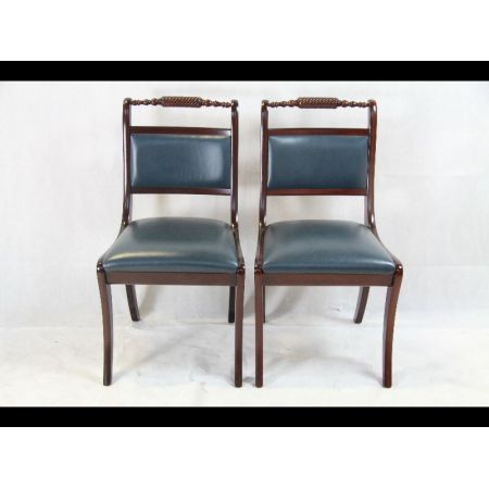 4er Satz Stühle Mahagoni gut erhalten  England 