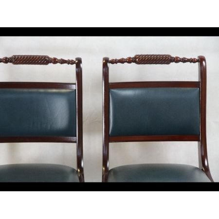 4er Satz Stühle Mahagoni gut erhalten  England 