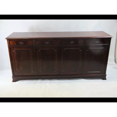 Sideboard Mahgoni 4 Türig England Curl Mahogany 