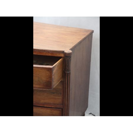   Bow Front Kommode england 1860 massiv Mahagoni