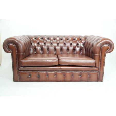 Chesterfield Sofa 2 seater vintage gut erhalten 