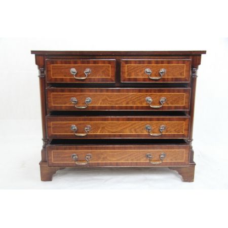 Komode Mahagoni Chest Edwardian 