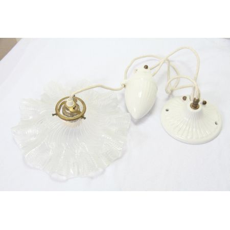 Lampenschrim inkl. Aufhängung, vintage