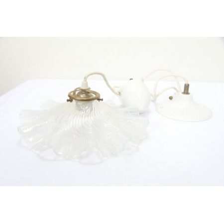 Lampenschrim inkl. Aufhängung, vintage