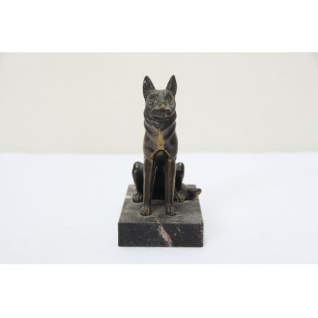 Hund  Bronce Antik Vintage