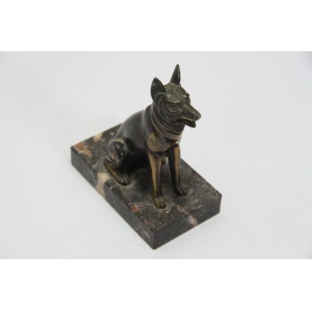 Hund  Bronce Antik Vintage