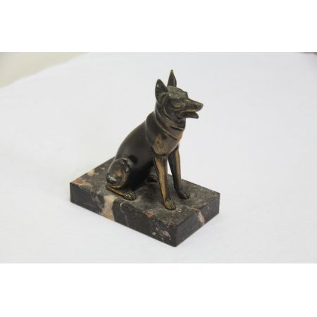 Hund  Bronce Antik Vintage